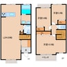 近鉄難波線・奈良線/学園前駅 徒歩5分 1-2階 築17年 3LDKの間取り
