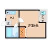 近鉄難波線・奈良線/富雄駅 徒歩14分 2階 築33年 1Kの間取り
