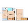 近鉄難波線・奈良線/富雄駅 徒歩14分 3階 築33年 1DK+Sの間取り