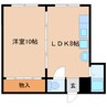 近鉄難波線・奈良線/菖蒲池駅 徒歩6分 3階 築58年 1LDKの間取り