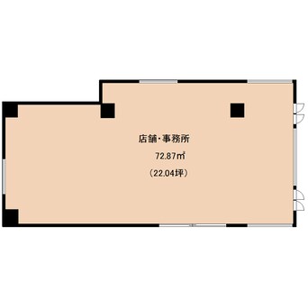 間取図 近鉄難波線・奈良線/学園前駅 徒歩2分 2階 築43年