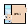 近鉄難波線・奈良線/菖蒲池駅 徒歩7分 3階 築36年 1Kの間取り