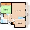 近鉄難波線・奈良線/富雄駅 徒歩13分 1階 築39年 2LDKの間取り