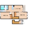 近鉄難波線・奈良線/富雄駅 バス:8分:停歩1分 2階 築14年 2LDKの間取り