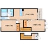 近鉄難波線・奈良線/富雄駅 バス:8分:停歩1分 2階 築14年 2LDKの間取り