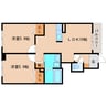 近鉄難波線・奈良線/菖蒲池駅 徒歩18分 1階 築14年 2LDKの間取り
