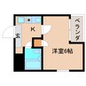 近鉄難波線・奈良線/学園前駅 徒歩9分 3階 築32年 1Kの間取り