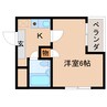 近鉄難波線・奈良線/学園前駅 徒歩9分 1階 築33年 1Kの間取り
