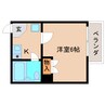 近鉄難波線・奈良線/学園前駅 徒歩9分 2階 築33年 1Kの間取り