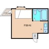 近鉄難波線・奈良線/富雄駅 徒歩16分 2階 築36年 1Rの間取り