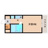近鉄難波線・奈良線/富雄駅 徒歩3分 3階 築34年 1Rの間取り