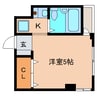 近鉄難波線・奈良線/富雄駅 徒歩3分 4階 築34年 1Rの間取り