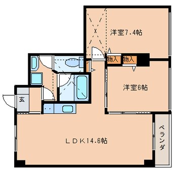 間取図 近鉄難波線・奈良線/富雄駅 徒歩2分 3階 築35年