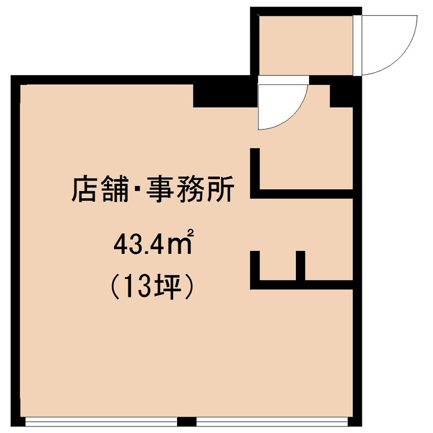 間取図 近鉄難波線・奈良線/富雄駅 徒歩6分 1階 築35年