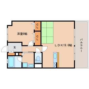 間取図 近鉄けいはんな線/学研奈良登美ケ丘駅 徒歩4分 2階 築8年