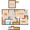 近鉄難波線・奈良線/富雄駅 徒歩18分 2階 築9年 2LDKの間取り