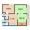 近鉄難波線・奈良線/菖蒲池駅 徒歩13分 1階 築47年 3DKの間取り