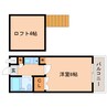 近鉄難波線・奈良線/富雄駅 徒歩3分 2階 築35年 1Kの間取り