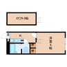 近鉄難波線・奈良線/富雄駅 徒歩10分 2階 築21年 1Kの間取り