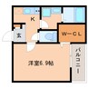 近鉄難波線・奈良線/富雄駅 徒歩6分 3階 築6年 1Kの間取り