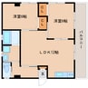 近鉄難波線・奈良線/富雄駅 徒歩4分 4階 築52年 2LDKの間取り