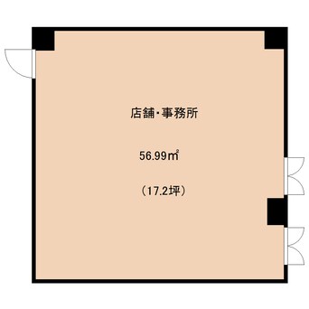 間取図 近鉄難波線・奈良線/富雄駅 徒歩4分 2階 築39年