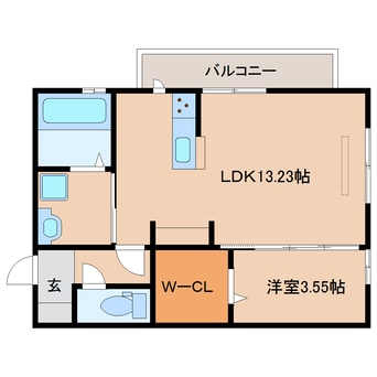 間取図 近鉄難波線・奈良線/学園前駅 バス6分藤の木台1丁目下車:停歩7分 2階 築3年