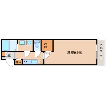 間取図 近鉄難波線・奈良線/学園前駅 徒歩11分 1階 1年未満