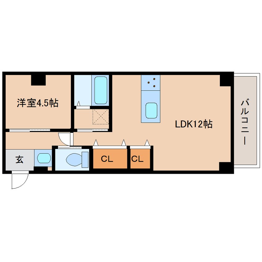 間取図 近鉄難波線・奈良線/富雄駅 徒歩5分 2階 建築中