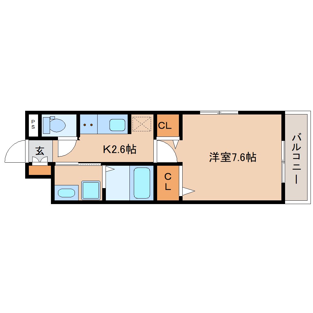 間取り図 近鉄難波線・奈良線/富雄駅 徒歩20分 2階 建築中