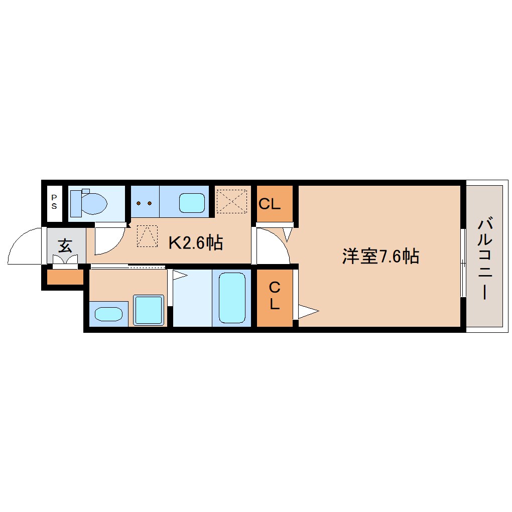 間取り図 近鉄難波線・奈良線/富雄駅 徒歩20分 2階 建築中