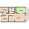 近鉄難波線・奈良線/東生駒駅 徒歩3分 3階 築31年 3LDKの間取り