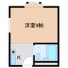 近鉄難波線・奈良線/生駒駅 徒歩2分 5階 築37年 1Rの間取り