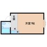 近鉄難波線・奈良線/生駒駅 徒歩2分 3階 築37年 1Rの間取り