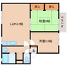 近鉄難波線・奈良線/生駒駅 バス:8分:停歩1分 1階 築31年 2LDKの間取り