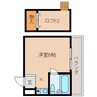 近鉄生駒線/菜畑駅 徒歩9分 2階 築34年 1Rの間取り