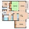 近鉄生駒線/菜畑駅 徒歩6分 5階 築27年 4LDKの間取り