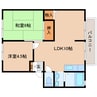 近鉄難波線・奈良線/生駒駅 徒歩18分 1階 築30年 2LDKの間取り