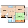 近鉄難波線・奈良線/生駒駅 徒歩15分 2階 築30年 3DKの間取り