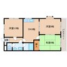 近鉄難波線・奈良線/東生駒駅 徒歩8分 3階 築34年 3DKの間取り