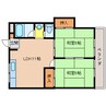 近鉄難波線・奈良線/生駒駅 徒歩6分 1階 築38年 2LDKの間取り