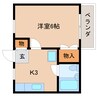 近鉄難波線・奈良線/生駒駅 徒歩10分 1階 築35年 1Kの間取り