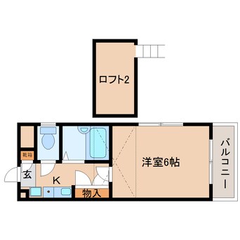 間取図 近鉄難波線・奈良線/東生駒駅 徒歩7分 1階 築31年