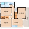 近鉄難波線・奈良線/生駒駅 バス:8分:停歩3分 1階 築26年 3DKの間取り