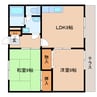 近鉄難波線・奈良線/生駒駅 徒歩9分 1階 築25年 2LDKの間取り