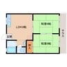 近鉄難波線・奈良線/生駒駅 徒歩11分 1階 築48年 2LDKの間取り