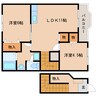 近鉄難波線・奈良線/生駒駅 徒歩15分 2階 築22年 2LDKの間取り