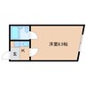 近鉄難波線・奈良線/東生駒駅 徒歩2分 3階 築36年 1Kの間取り