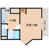近鉄難波線・奈良線/東生駒駅 徒歩5分 1階 築22年 1Kの間取り