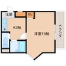 近鉄難波線・奈良線/東生駒駅 徒歩5分 2階 築22年 1Kの間取り